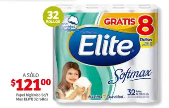 Soriana Híper Papel higienico Soft Max ELITE 32 rollos oferta