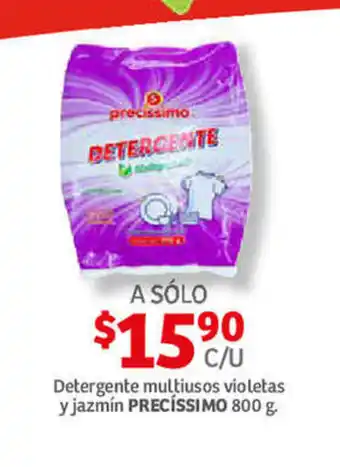 Soriana Híper Detergente multiusos violetas y jasmin PRECISSIMO 800g oferta