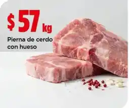 Bodega Aurrerá Pierna de cerdo con hueso oferta