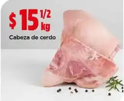 Bodega Aurrerá Cabeza de cerdo oferta