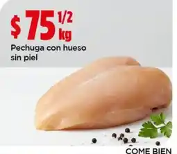 Bodega Aurrerá Pechuga con hueso sin piel oferta