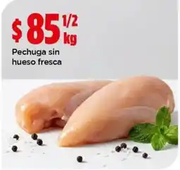 Bodega Aurrerá Pechuga sin hueso fresca oferta