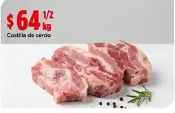 Bodega Aurrerá Costilla de cerdo oferta