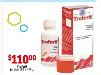 Soriana Mercado Troferit jarabe 120 ml V.L. oferta