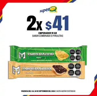 Emperador sabor combinado o piruletas