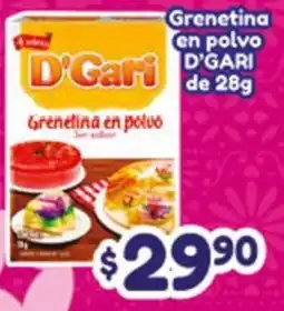 El Florido D'Gari Grenetina en polvo oferta