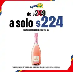 Super Q Vino Espumoso Mia Pink oferta