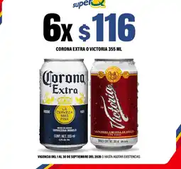 Super Q Corona extra o victoria oferta
