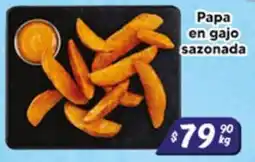 El Florido Papa en gajo sazonada oferta
