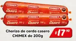 El Florido Chimex chorizo de cerdo casero oferta