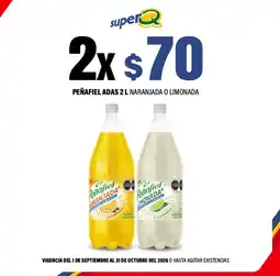 Super Q Penafiel naranjada o limonada oferta
