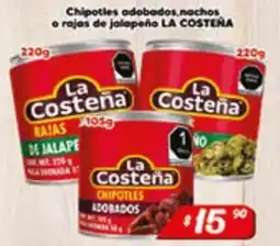 El Florido La Costeña chipotles adobados oferta