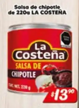 El Florido La Costeña salsa de chipotle oferta