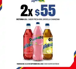 Super Q Victoria sabor fresa-kiwi, grosella o manzana oferta