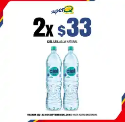 Super Q Ciel agua natural oferta