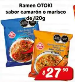El Florido Ramen OTOKI sabor camarón o marisco oferta