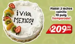 El Florido Pastel 3 leches vainilla oferta