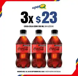 Super Q Coca-Cola Zero oferta