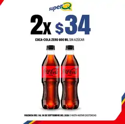 Super Q Coca-Cola Zero oferta