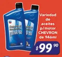 El Florido Chevron aceites p/motor oferta