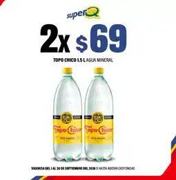 Super Q Topo chico agua mineral oferta