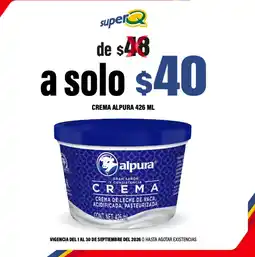 Super Q Alpura Crema oferta