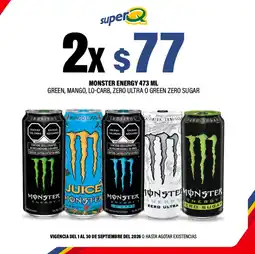 Super Q Monster Energy oferta