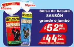 El Florido Bolsa de basura SANSÓN grande o jumbo oferta