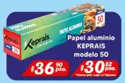 El Florido Keprais papel aluminio modelo 50 oferta