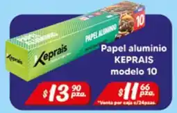 El Florido Keprais papel aluminio modelo 10 oferta