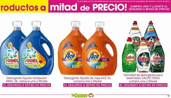 La Comer Detergente líquido oferta