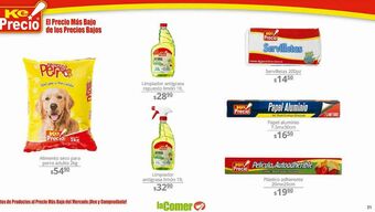 La Comer Servilletas oferta