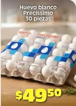 Soriana Híper Huevo blanco oferta