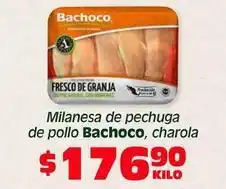 Soriana Híper Bachoco - milanesa de pechuga de pollo oferta