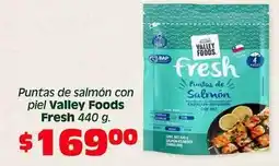 Soriana Híper Valley foods - puntas de salmón con piel oferta