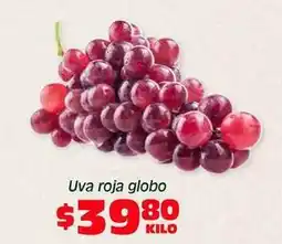 Soriana Híper Uva roja globo oferta