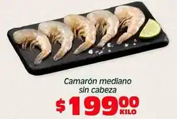 Soriana Híper Camarón mediano sin cabeza oferta