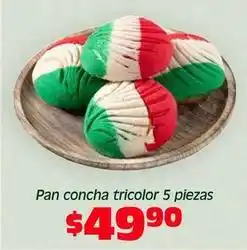 Soriana Híper Pan concha tricolor oferta