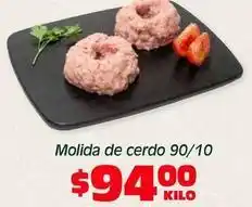 Soriana Híper Molida de cerdo 90/10 oferta