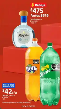 Walmart Don Julio Tequila Blanco oferta
