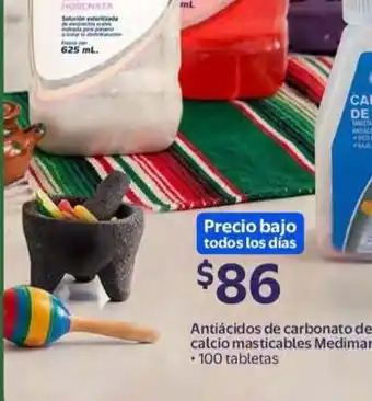 Medimar Antiácidos de carbonato de calcio masticables