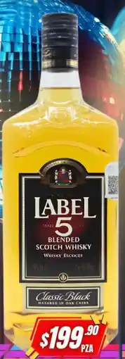 SuBodega Label 5 Blended Scotch Whisky oferta