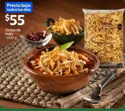 Walmart Tiritas de maíz oferta