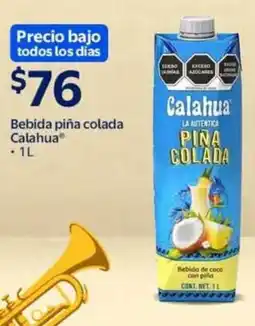 Walmart Calahua Bebida piña colada oferta