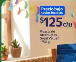Walmart Great Value Mezcla de cacahuates oferta