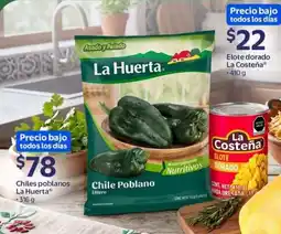 Walmart La Huerta chile poblano oferta