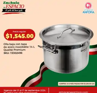 Qualité Premium Olla baja con tapa