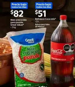 Walmart Great Value Maiz Precocido para pozole oferta