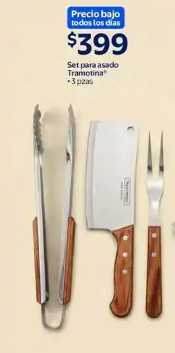 Walmart Tramotina set para asado oferta
