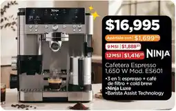Chedraui Ninja Cafetera Espresso oferta